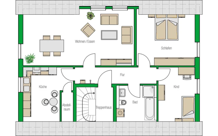 HELMA - Musterhaus Zürich Dachgeschoss