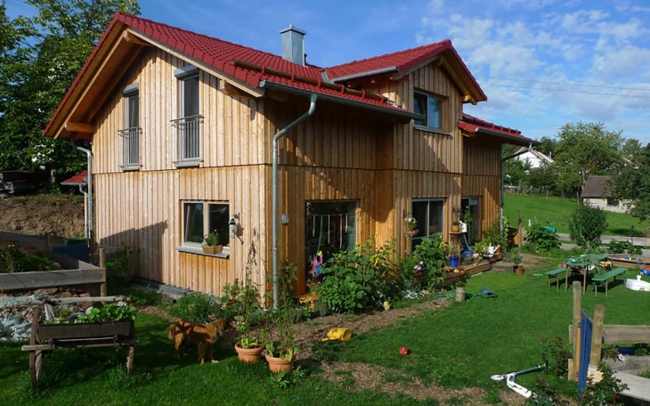 Holzhaus Rosskopf - Musterhaus Sanrit 135