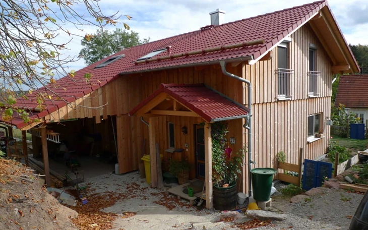 Holzhaus Rosskopf - Musterhaus Sanrit 135