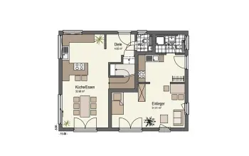 Grundriss Familienhaus Brachäcker von Keitel Haus