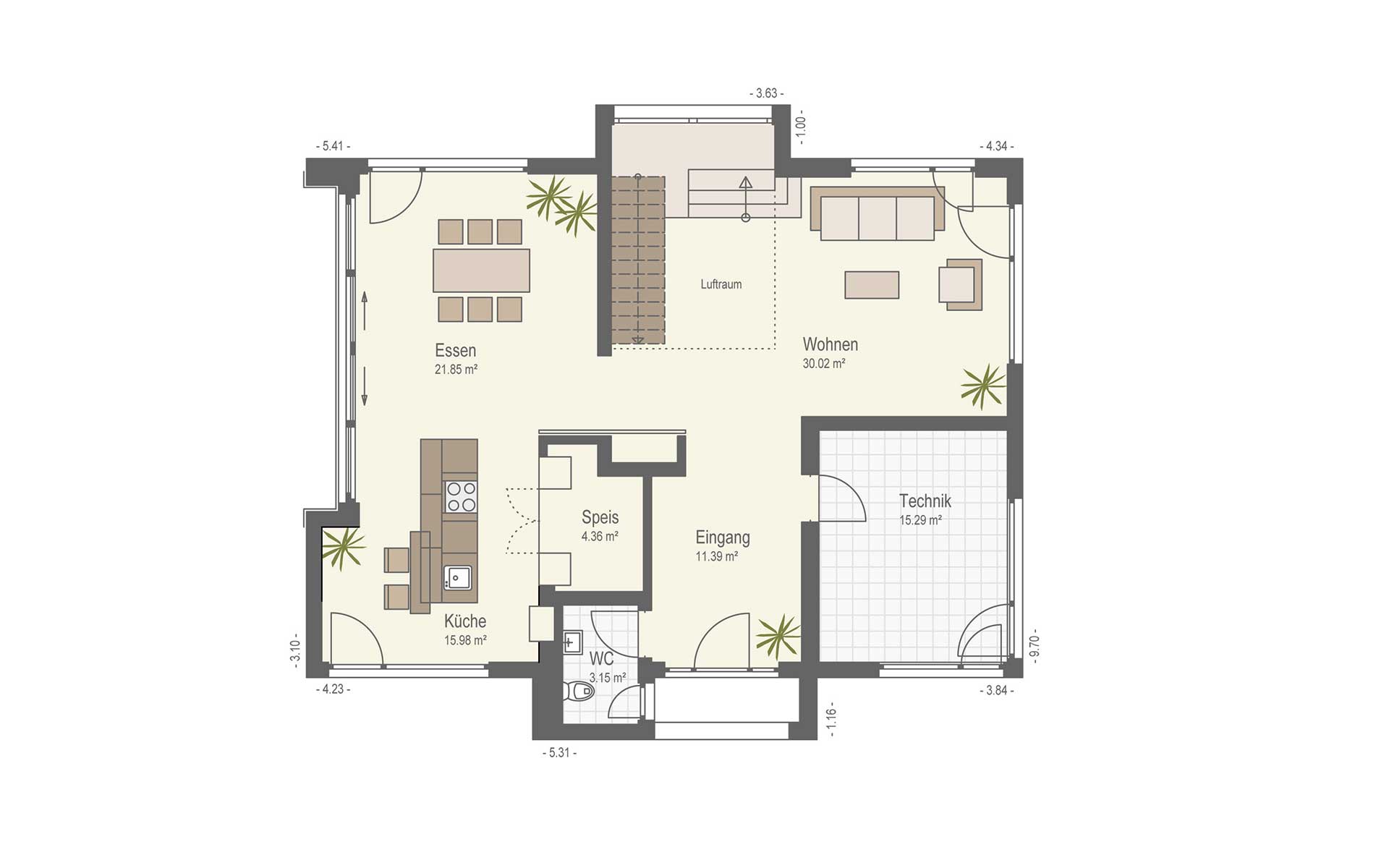 Erdgeschoss Fellbach von Keitel-Haus GmbH