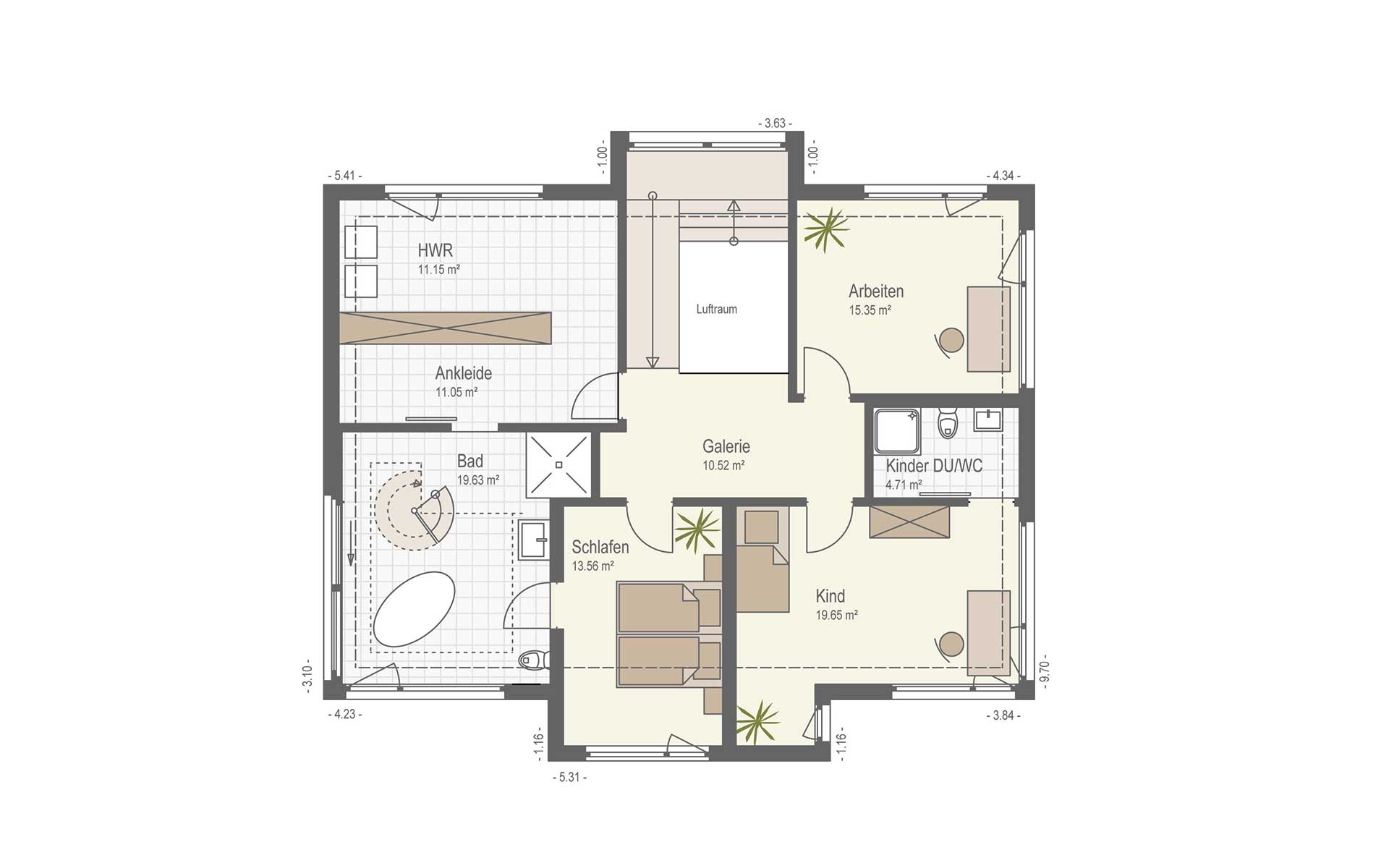 Obergeschoss Fellbach von Keitel-Haus GmbH
