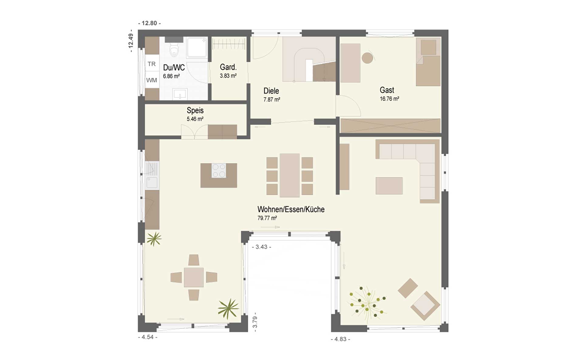Erdgeschoss Herrenwies von Keitel-Haus GmbH