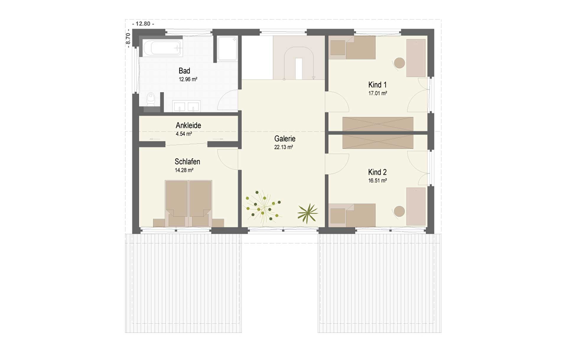Obergeschoss Herrenwies von Keitel-Haus GmbH