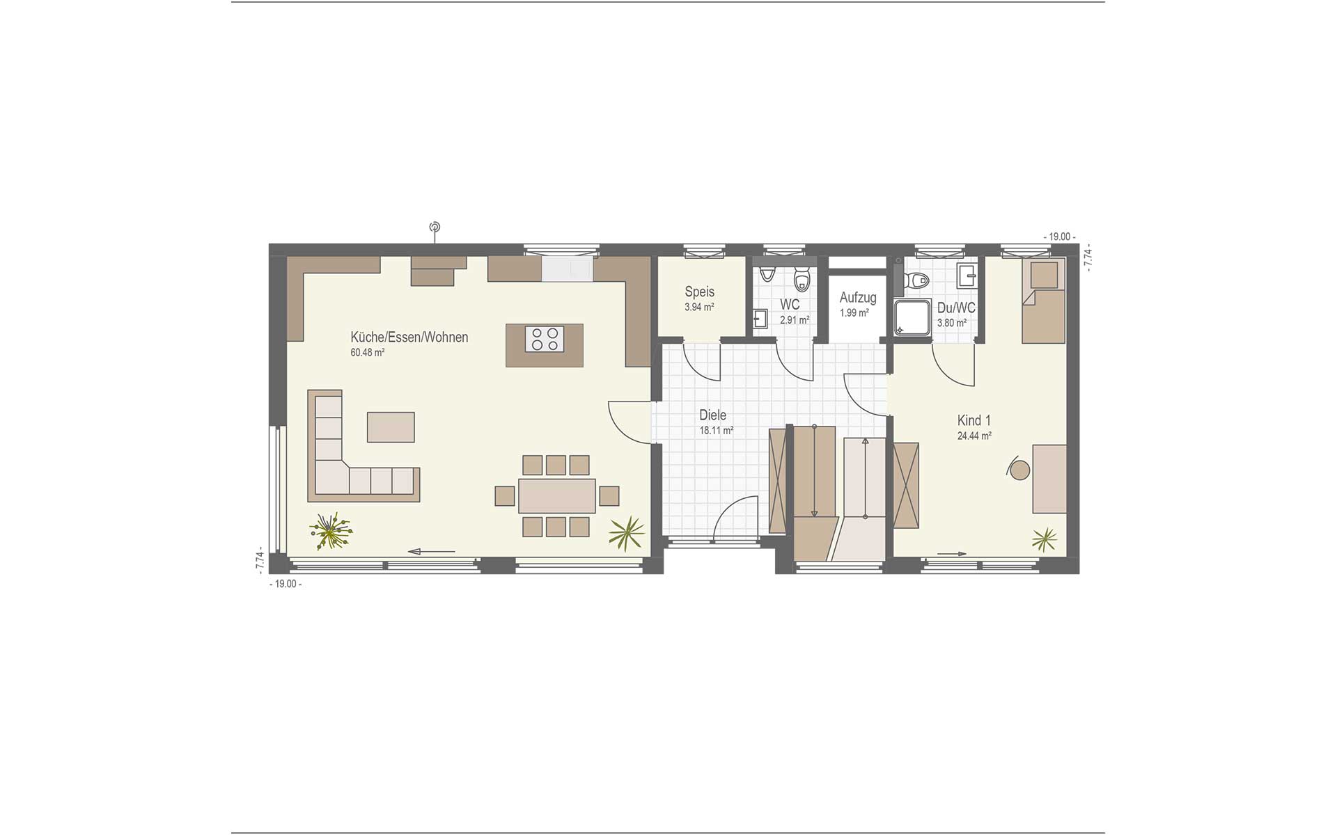 Erdgeschoss Kaiserstraße von Keitel-Haus GmbH