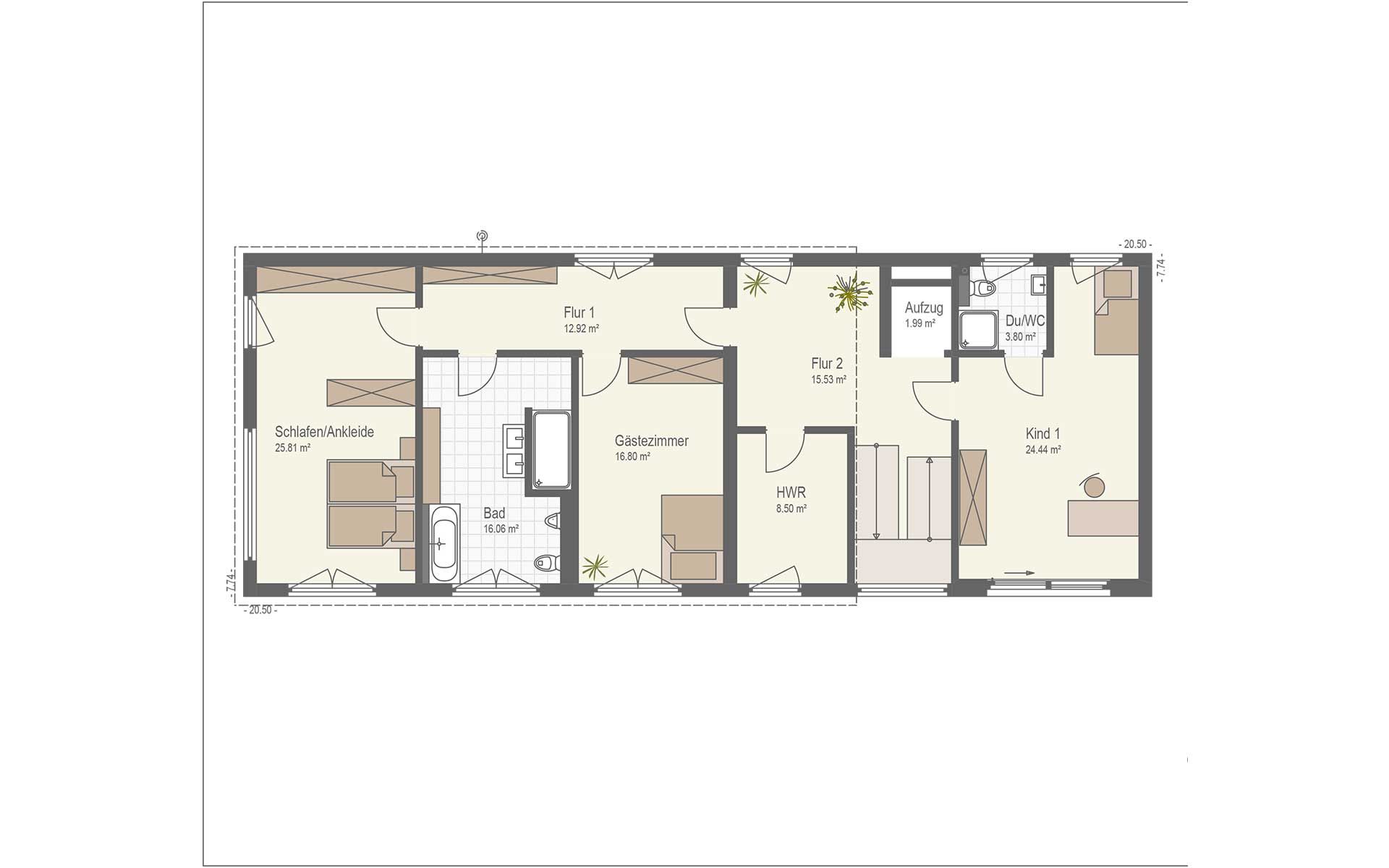 Obergeschoss Kaiserstraße von Keitel-Haus GmbH