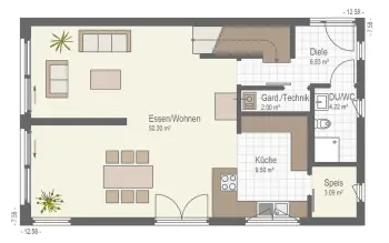 Grundriss Landhaus Kofelblick von Keitel Haus