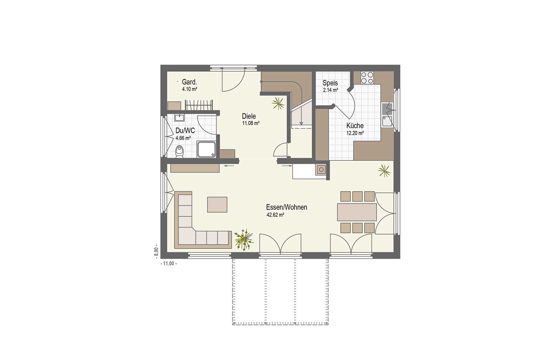 Erdgeschoss Mühlwiesen von Keitel-Haus GmbH