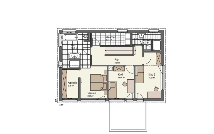 Keitel Haus - Musterhaus Schlehengrund Obergeschoss