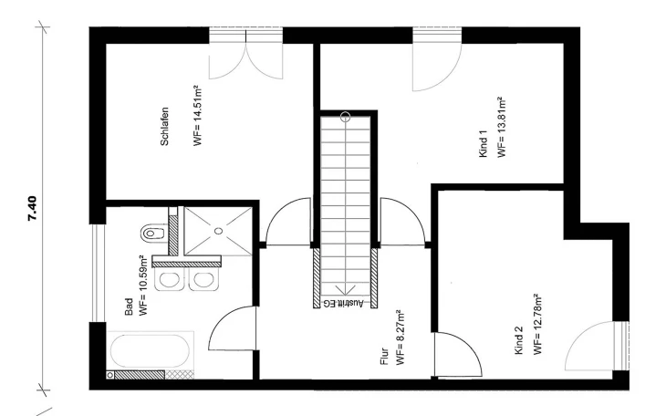 Lehner-Haus - Musterhaus Homestory 343 Dachgeschoss