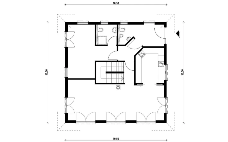 Lehner-Haus - Musterhaus Homestory 731 Erdgeschoss