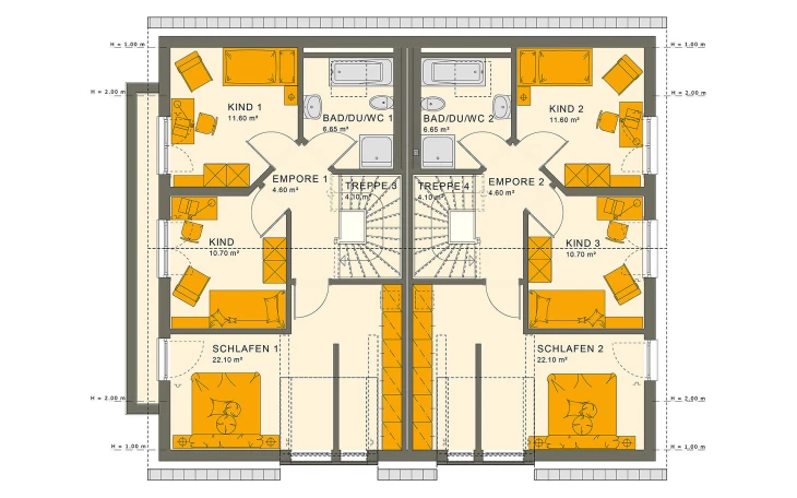 Living Haus - Musterhaus SOLUTION 242 V3 Dachgeschoss