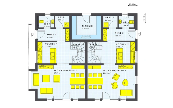 Living Haus - Musterhaus SOLUTION 242 V3 Erdgeschoss