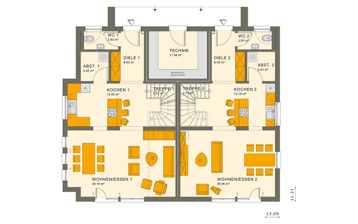 Living Haus - Musterhaus SOLUTION 242 V4 Erdgeschoss