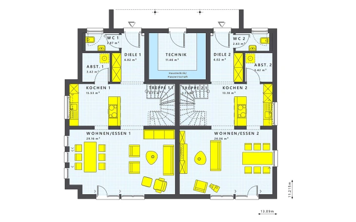 Living Haus - Musterhaus SOLUTION 242 V4 Erdgeschoss