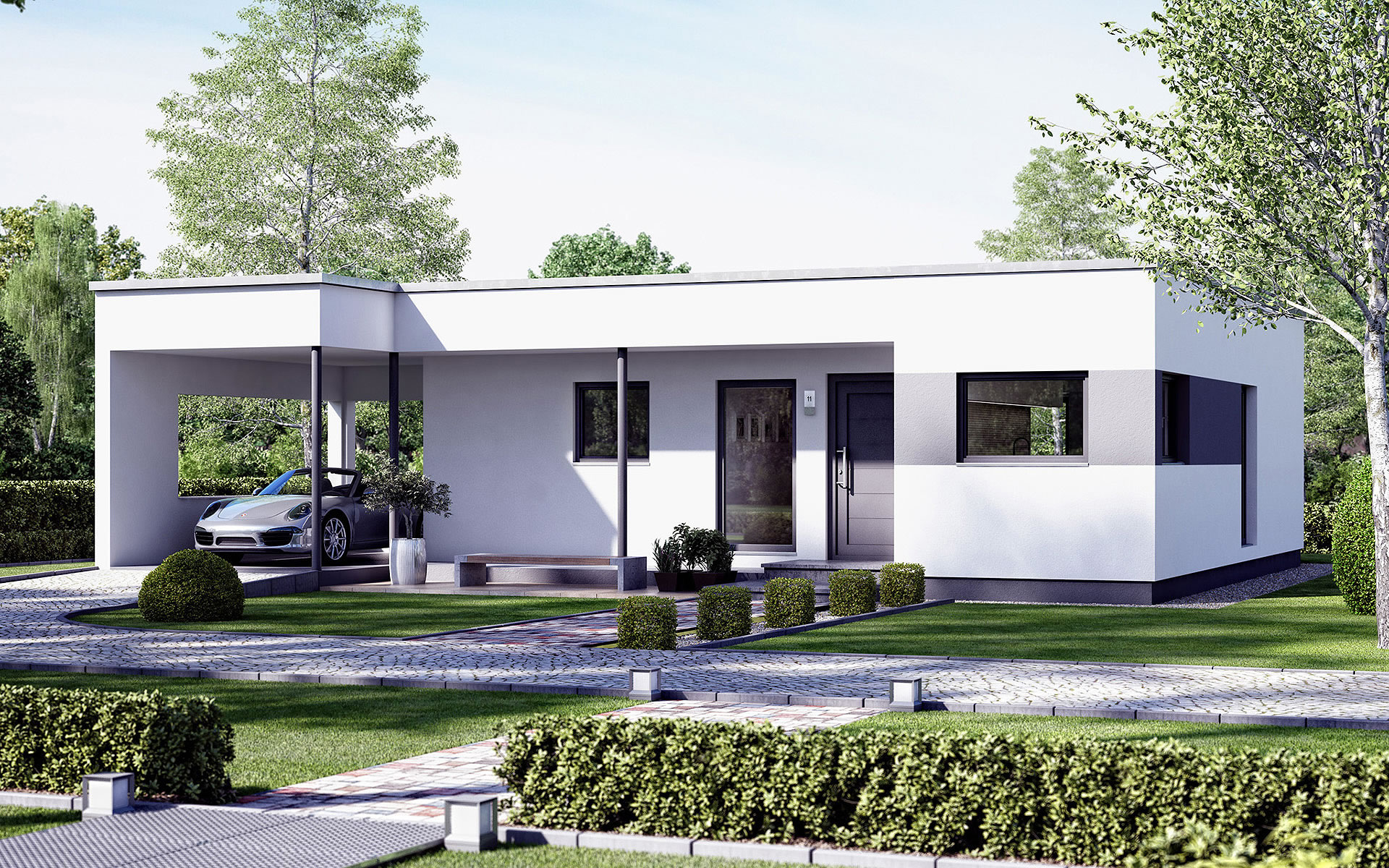 Bungalow SOLUTION 78 V10 von Living Haus
