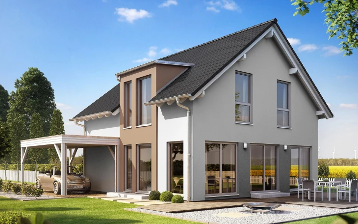 Living Haus - Musterhaus SUNSHINE 136 V4