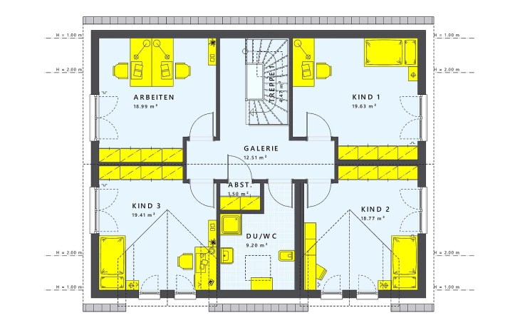 Living Haus - Musterhaus SUNSHINE 210 V2 Dachgeschoss