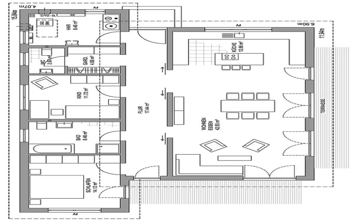 LUXHAUS - Musterhaus eben. 123 Erdgeschoss