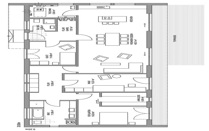 LUXHAUS - Musterhaus eben. 139 Erdgeschoss