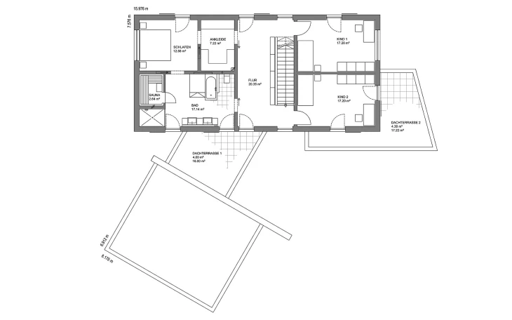 LUXHAUS - Musterhaus Musterhaus Georgensgmünd Obergeschoss