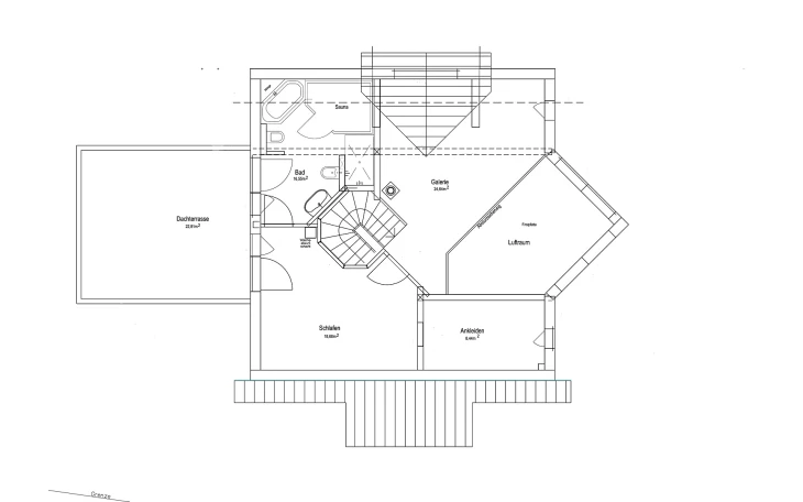 LUXHAUS - Musterhaus Satteldach Landhaus 144 Dachgeschoss