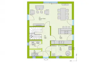 Grundriss Familienhaus LifeStyle 13.03 S von massa haus