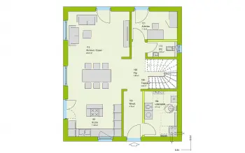 Grundriss Flachdach LifeStyle 14.04 F von massa haus