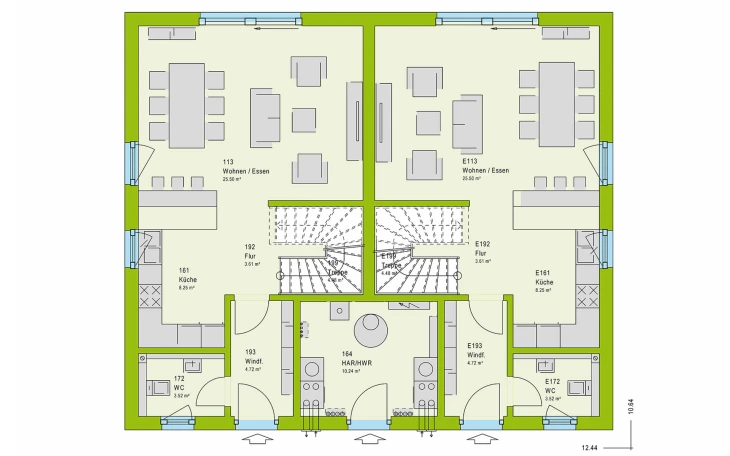 massa haus - Musterhaus FamilyStyle 21.02 S Erdgeschoss