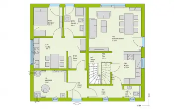 Grundriss Familienhaus FamilyStyle 18.01 S von massa haus