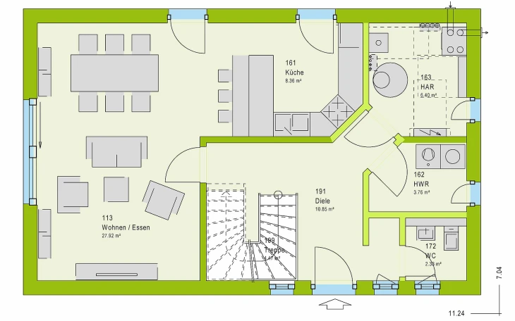 massa haus - Musterhaus LifeStyle 12.01 S Erdgeschoss