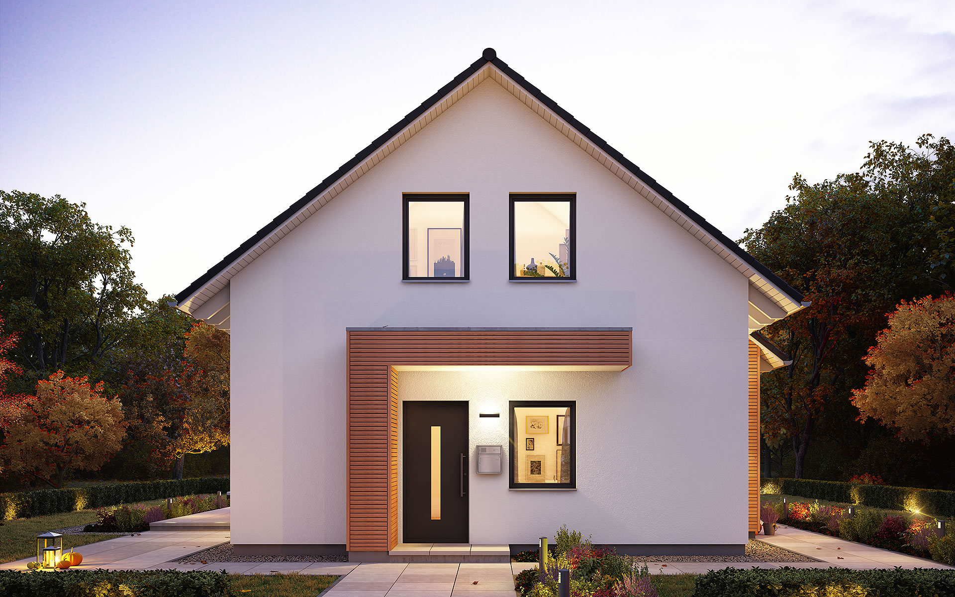 Musterhaus Fertighaus LifeStyle 13.01 S von massa haus GmbH