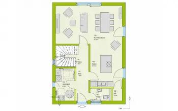 Grundriss Familienhaus LifeStyle 13.07 S von massa haus