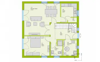 Grundriss Familienhaus LifeStyle 14.01 S von massa haus