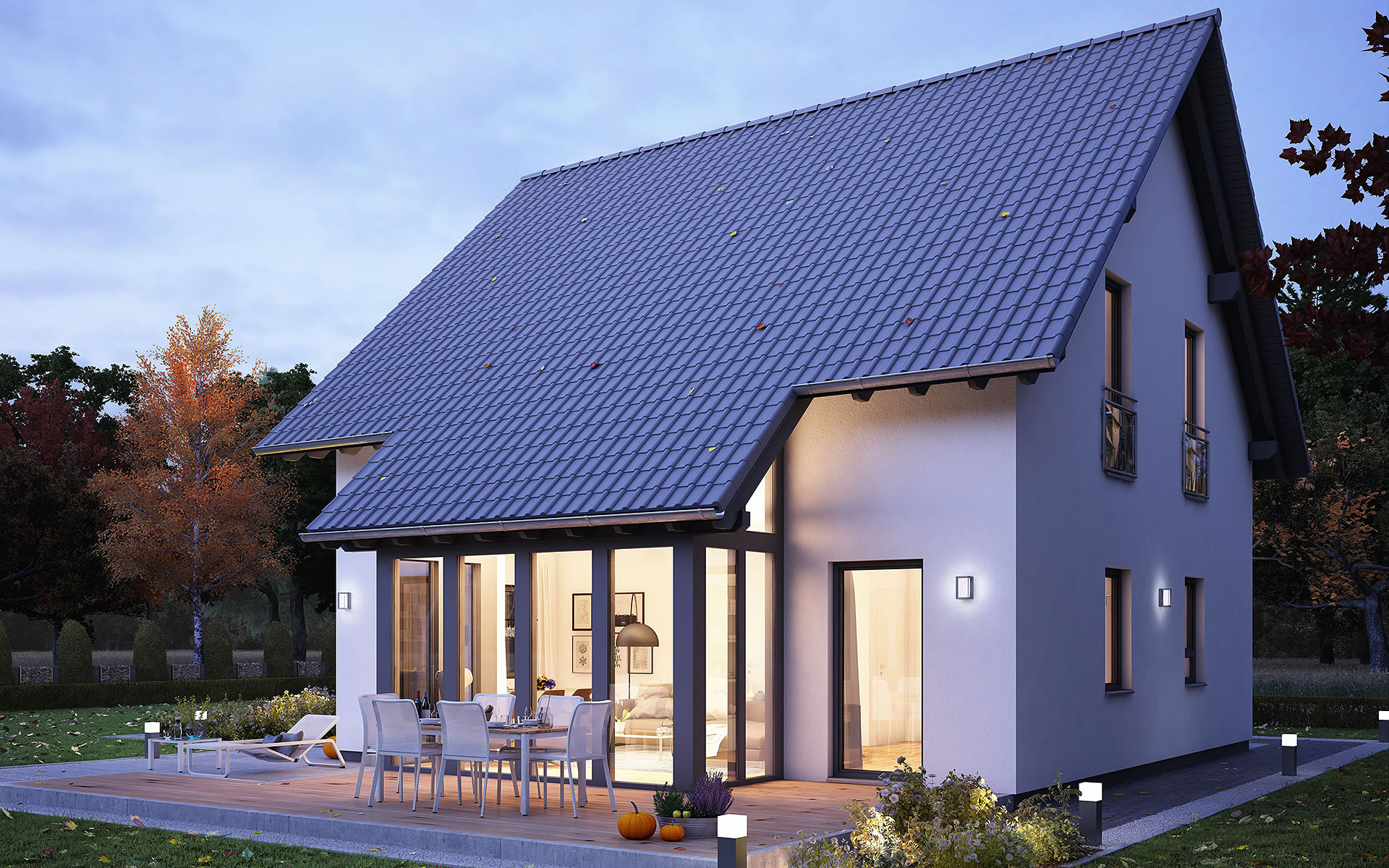 Musterhaus Fertighaus LifeStyle 14.02 S von massa haus GmbH