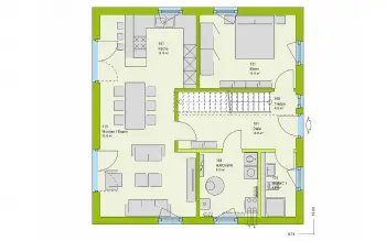Grundriss Familienhaus LifeStyle 15.01 S von massa haus