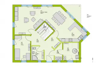 Grundriss Familienhaus LifeStyle 18.01 S von massa haus