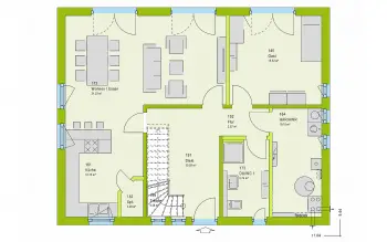 Grundriss Familienhaus LifeStyle 18.02 S von massa haus