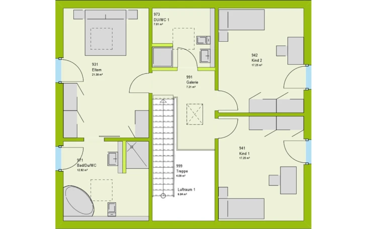 massa haus - Musterhaus LifeStyle 18.06 S Dachgeschoss