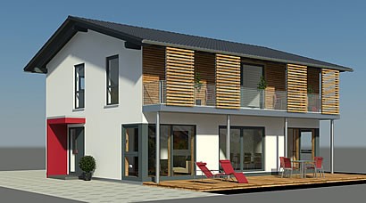 Das Genusshaus in der FertighausWelt Köln - Foto: Meisterstück Haus