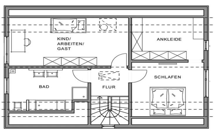 Meisterstück-Haus - Musterhaus K15 Dachgeschoss