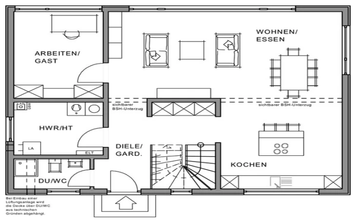 Meisterstück-Haus - Musterhaus K15 Erdgeschoss