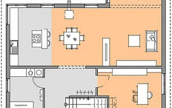 Grundriss Designerhaus KUBUS Musterhaus Bad Vilbel von Meisterstück-Haus