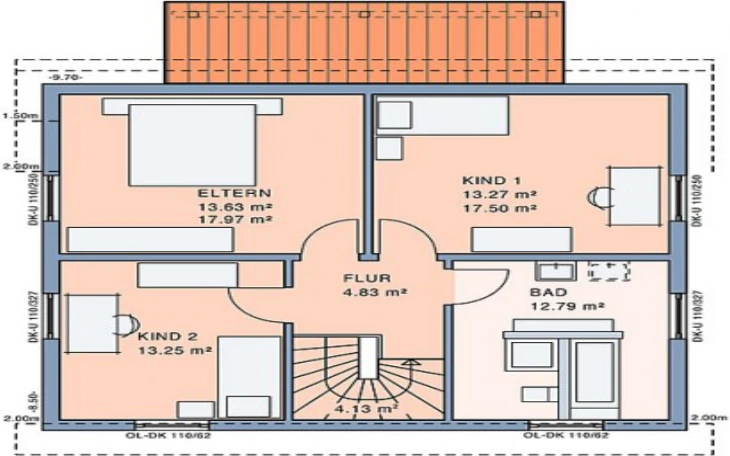 Meisterstück-Haus - Musterhaus Freiraum Pult Obergeschoss