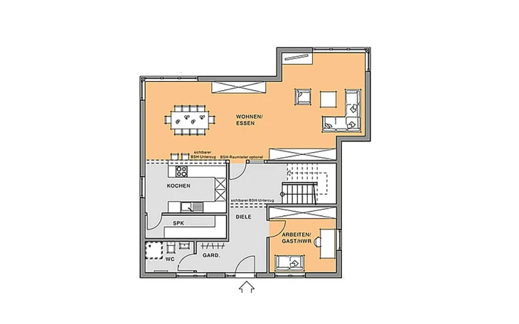 Meisterstück-Haus - Musterhaus Stadtvilla [schön]² Erdgeschoss