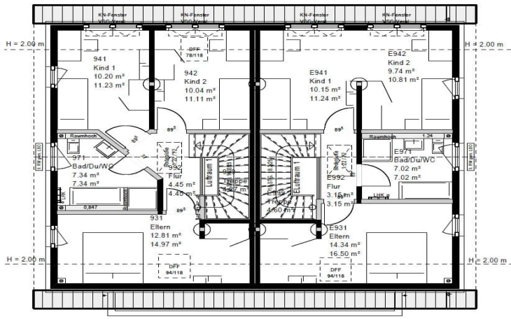 OKAL - Musterhaus FG 106-124 B V2 90 Dachgeschoss