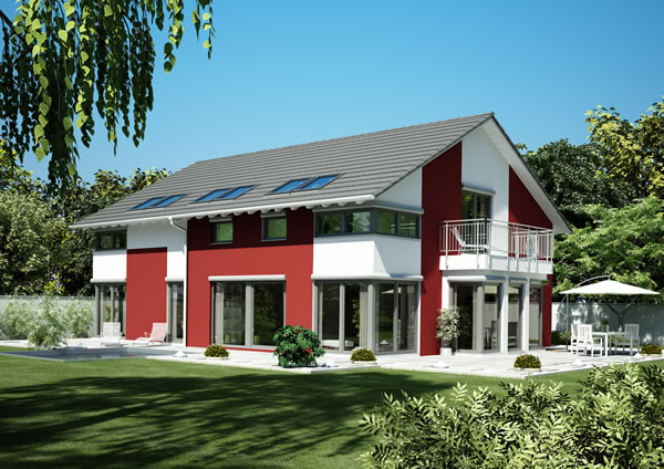 Musterhaus Wohnbeispiele Grundrisse Aller Haustypen Hausbau