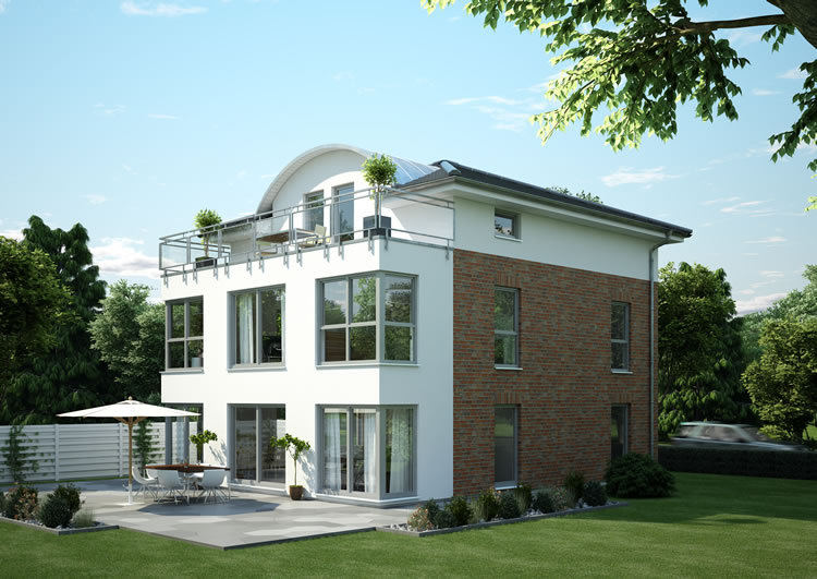 Musterhaus Wohnbeispiele Grundrisse Aller Haustypen Hausbau