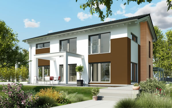 Musterhaus Wohnbeispiele Grundrisse Aller Haustypen Hausbau