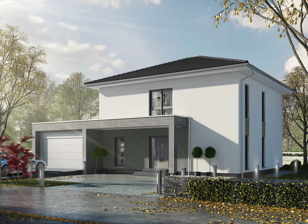 Musterhaus Wohnbeispiele Grundrisse Aller Haustypen Hausbau